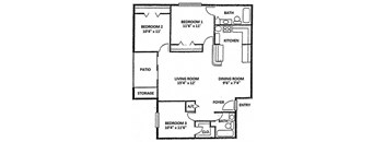 3 Bed 2 Bath