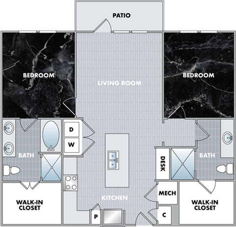 a blueprint of a floor plan of a house