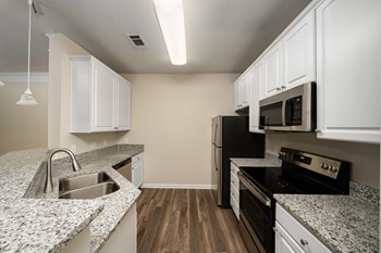 Kitchen With Inbuilt Wash Basin at Abberly Green Apartment Homes, North Carolina - Photo Gallery 22