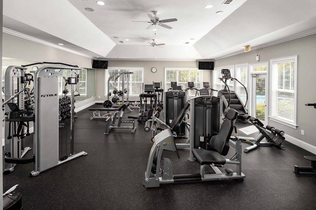 State-Of-The-Art Gym And Spin Studio at Abberly Green Apartment Homes, Mooresville, NC, 28117