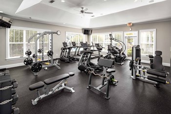 State Of The Art Fitness Center at Abberly Green Apartment Homes, North Carolina, 28117 - Photo Gallery 28