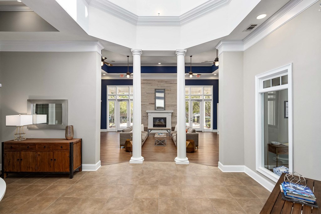 Lobby at Abberly Green Apartment Homes, Mooresville, North Carolina
