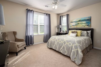 Gorgeous Bedroom at Abberly Green Apartment Homes, Mooresville, NC - Photo Gallery 10