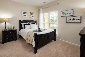 Lavish Bedroom at Abberly Green Apartment Homes, Mooresville, NC - Photo Gallery 17