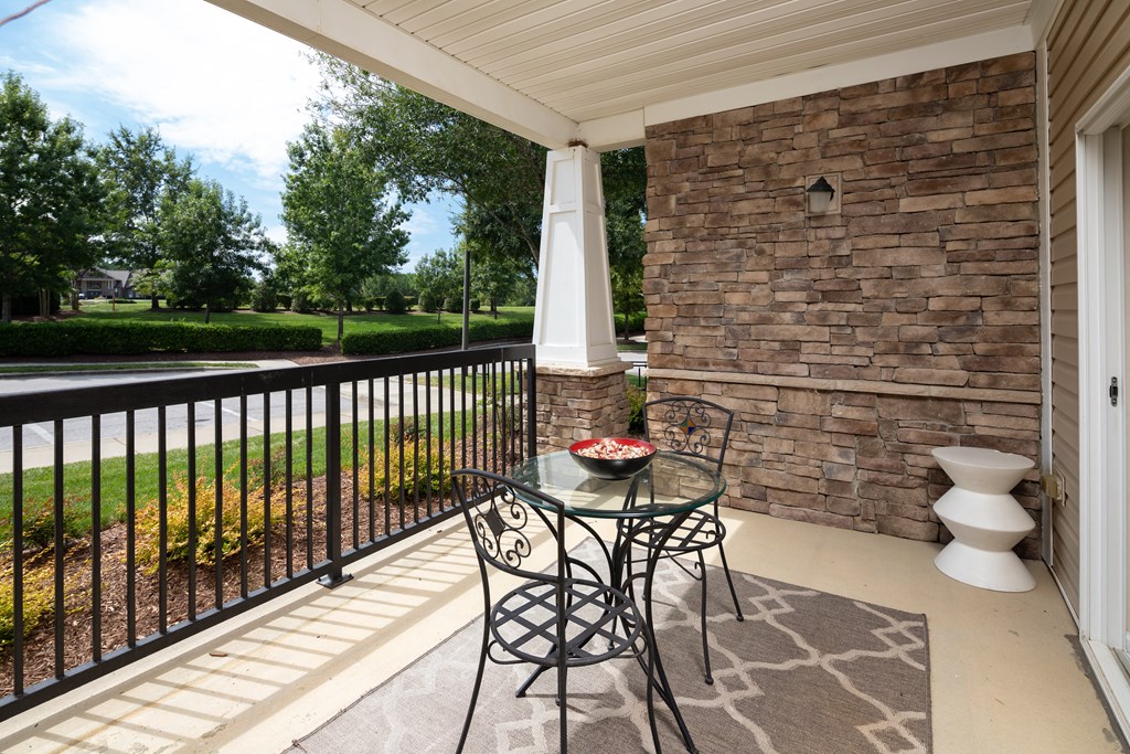 Balcony And Patio at Abberly Green Apartment Homes, Mooresville, NC, 28117