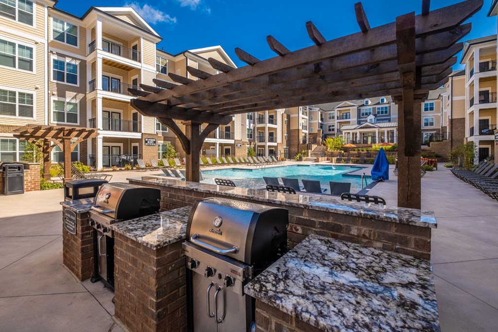 BBQ at Abberly CenterPointe Apartment Homes, Midlothian, VA