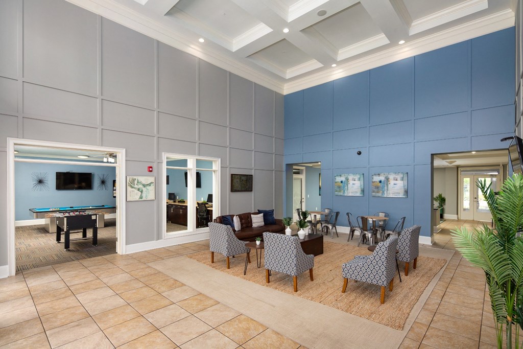 Community Clubhouse at Abberly Crossing Apartment Homes by HHHunt, South Carolina, 29456