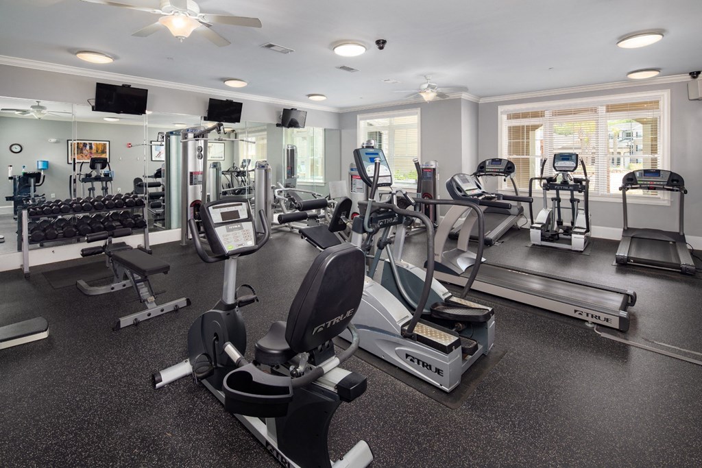 Fitness Center at Abberly Crossing Apartment Homes by HHHunt, Ladson, SC