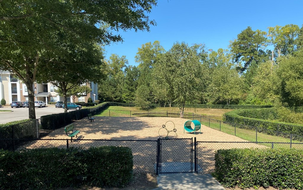 Dog Park at Abberly Place at White Oak Crossing Apartments, HHHunt Corporation, North Carolina, 27529