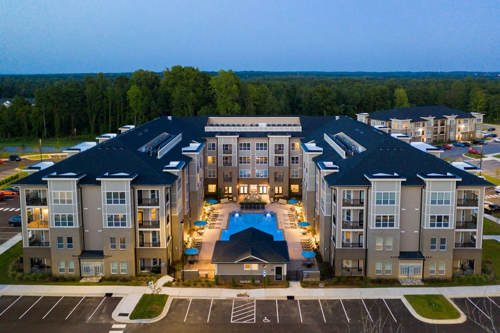 Aerial View Of The Property at Abberly Solaire Apartment Homes, Garner, North Carolina