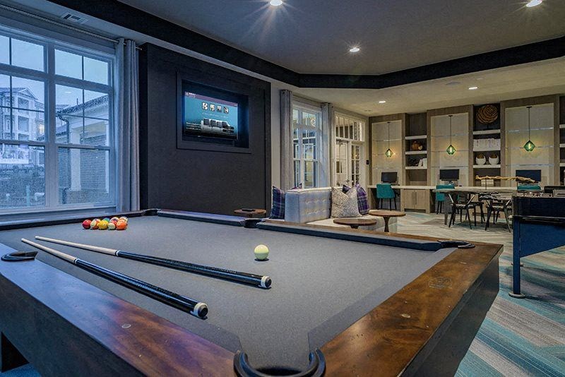 Indoor Games at Abberly at Southpoint Apartment Homes by HHHunt, Virginia, 22407