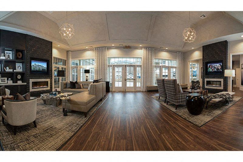 Common Lounge Area at Abberly at Southpoint Apartment Homes by HHHunt, Fredericksburg, VA