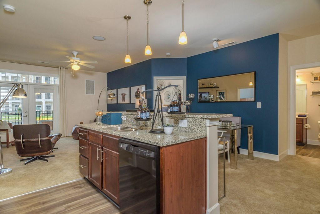 Brushed Nickel Hardware at Abberly at Southpoint Apartment Homes by HHHunt, Fredericksburg, VA