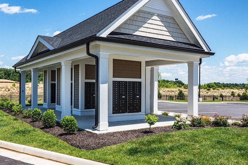 Package Lockers at Abberly at Southpoint Apartment Homes by HHHunt, Virginia, 22407