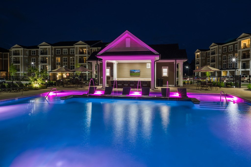 Crystal Clear Swimming Pool at Abberly at Southpoint Apartment Homes by HHHunt, Fredericksburg, 22407