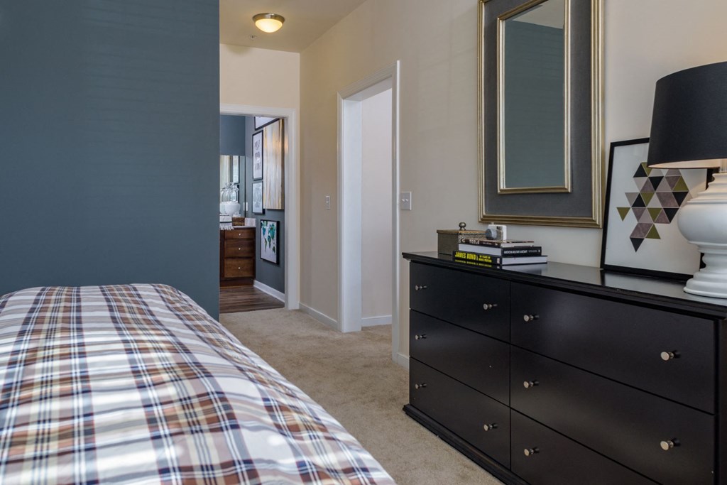 Bedroom with Private Bath at Abberly Square Apartment Homes, Waldorf