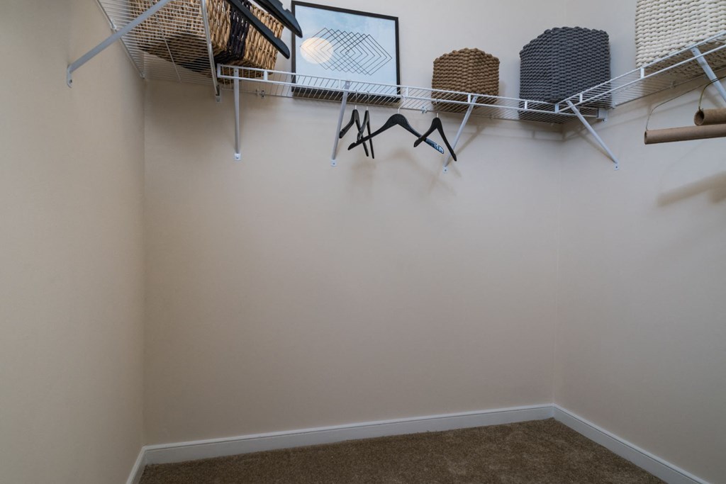 Large Walk-In Closet Abberly Square Apartment Homes, Waldorf, MD, 20601