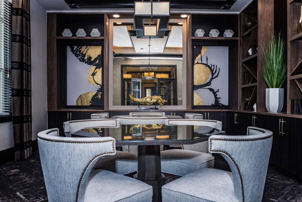 Decorated Lounge Area at Abberly Square Apartment Homes, Waldorf