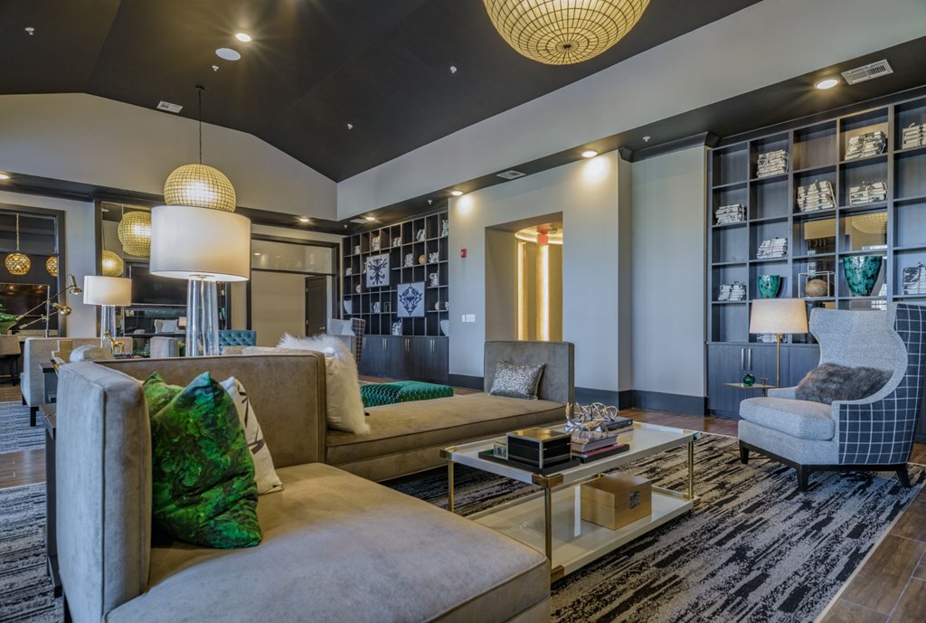 Posh Resident Lounge With Media at Abberly Square Apartment Homes, Waldorf, 20601