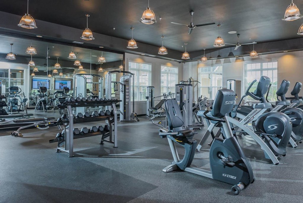 High Endurance Fitness Center at Abberly Waterstone Apartment Homes by HHHunt, Stafford, 22554