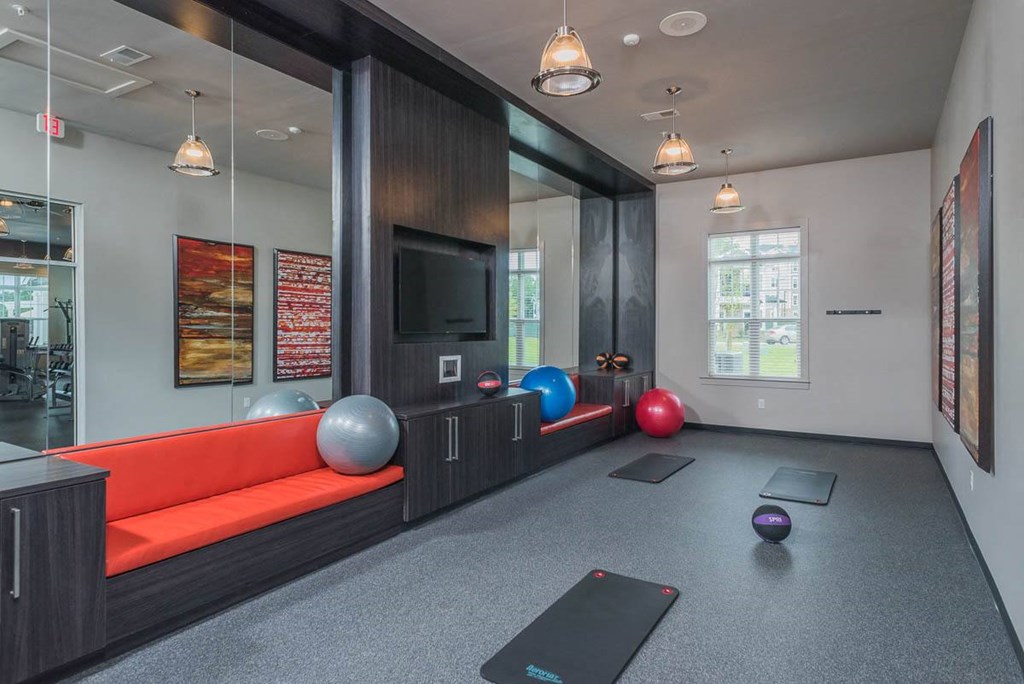 Free Style Exercise Room at Abberly Waterstone Apartment Homes by HHHunt, Virginia