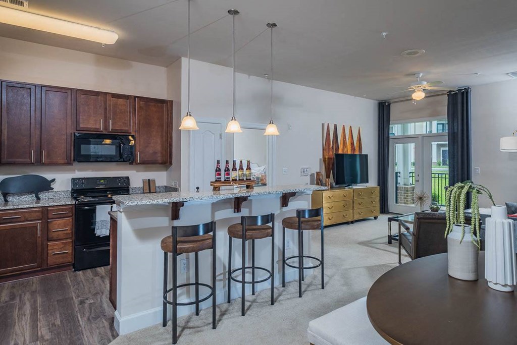 Fully Equipped Kitchen at Abberly Waterstone Apartment Homes by HHHunt, Stafford, VA, 22554