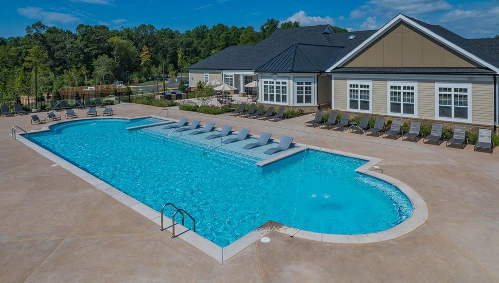 Resort-Style Pool at Abberly Waterstone Apartment Homes by HHHunt, Stafford, Virginia