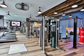 Fitness Center at Abberly Noda Vista Apartment Homes, North Carolina