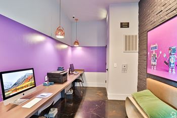 Work Desk at Abberly Noda Vista Apartment Homes, Charlotte, NC, 28206