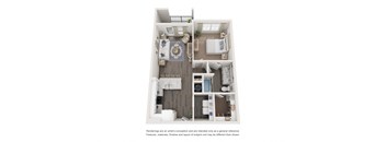 a floor plan of the villas at houston levee west apartments in cordova,