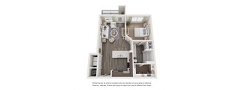 a floor plan of the villas at houston levee west apartments in cordova,