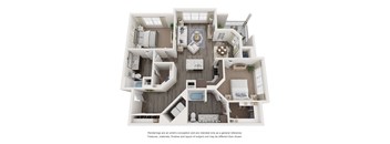 bedroom floor plan an open concept layout with a large bedroom