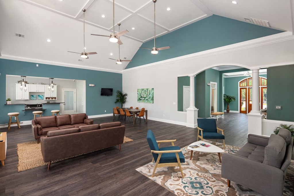 Fitness training center at Abberly Chase Apartment Homes, South Carolina