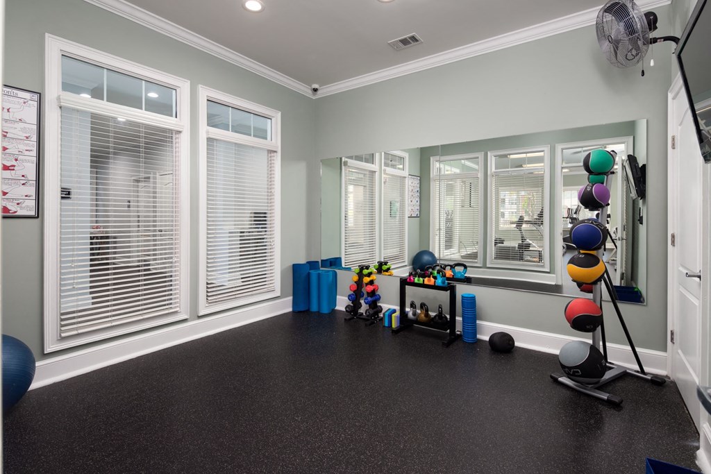 Weights at Abberly Chase Apartment Homes, Ridgeland, South Carolina