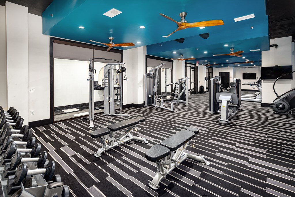 State Of The Art Fitness Center at Abberly Onyx Apartment Homes, Decatur, 30033