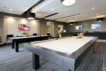 Billiards Table at Abberly Onyx Apartment Homes, Decatur, 30033
