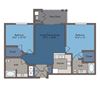 Market Floor Plan Market Floor Plan at Abberly Square Apartment Homes, Waldorf, Maryland