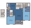 Orchard I Floor Plan Orchard I Floor Plan at Abberly Square Apartment Homes, Maryland