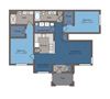 Republic I Floor Plan Republic I Floor Plan at Abberly Square Apartment Homes, Maryland, 20601