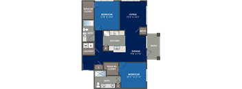 the aligning floor plans of a roommates house
