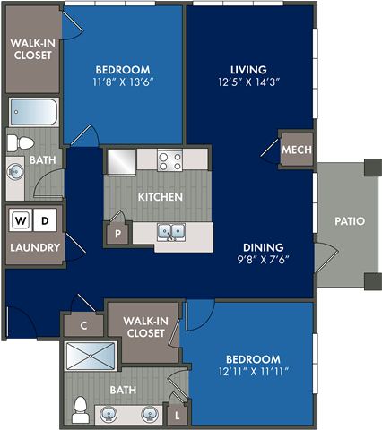 the aligning floor plans of a roommates house