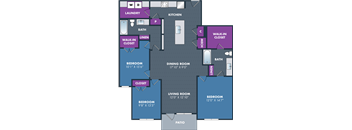 a plan of the floor plan of a roommates roommates house