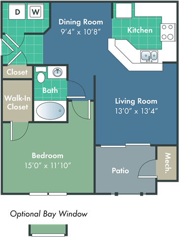 a floor plan of a living room and a dining room
