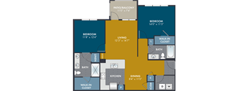 a plan of the floor plan of a house