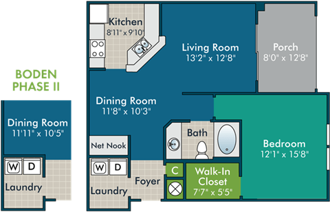 floor plans of a living room and dining room floor plan with roommates