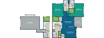 the floor plans of a roommates roommates house