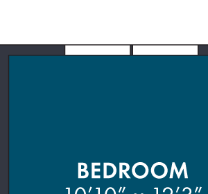 2 bedroom 2 bathroom Suede Floorplan 2 bedroom 2 bathroom 1153 Square-Foot Suede Floorplan at Abberly Solaire Apartment Homes by HHHunt, Garner, NC