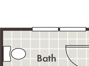 2 bedroom 2.5 bathroom Wynwood Floorplan 2 bedroom 2.5 bathroom Wynwood Floorplan at Abberly at West Ashley Apartment Homes by HHHunt, South Carolina, 29414