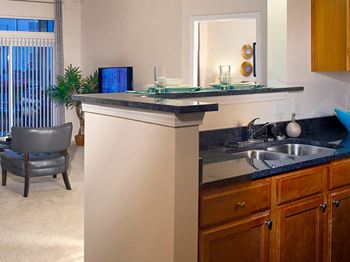 Granite Kitchen Worktops at Abberly Crest Apartment Homes by HHHunt, Lexington Park