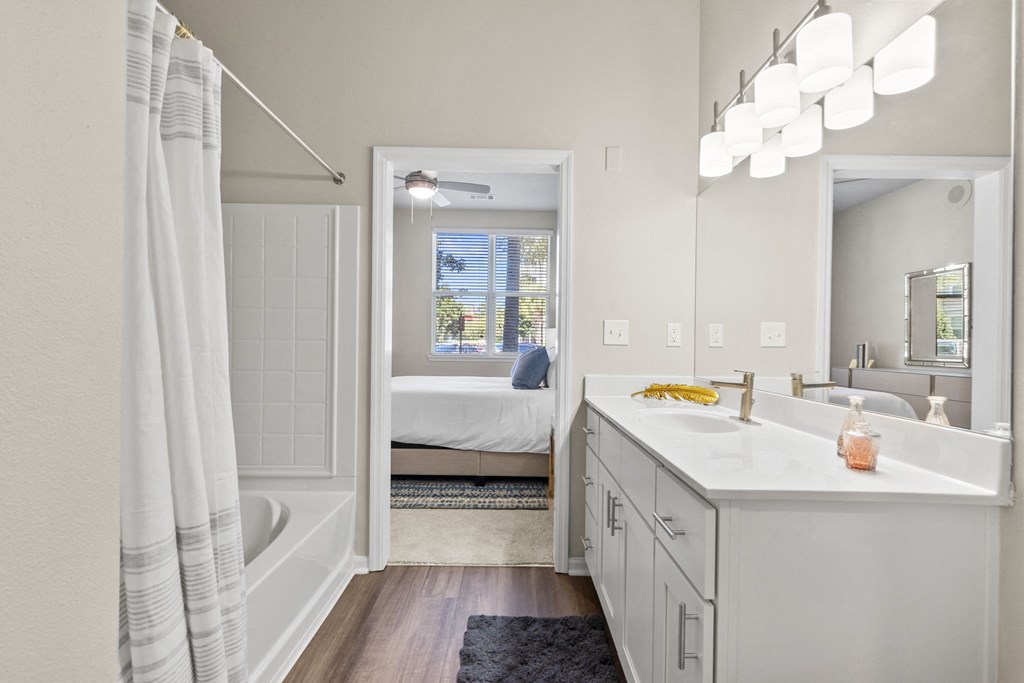 bathroom at West Ashley Apartment Homes, Charleston, SC 29414